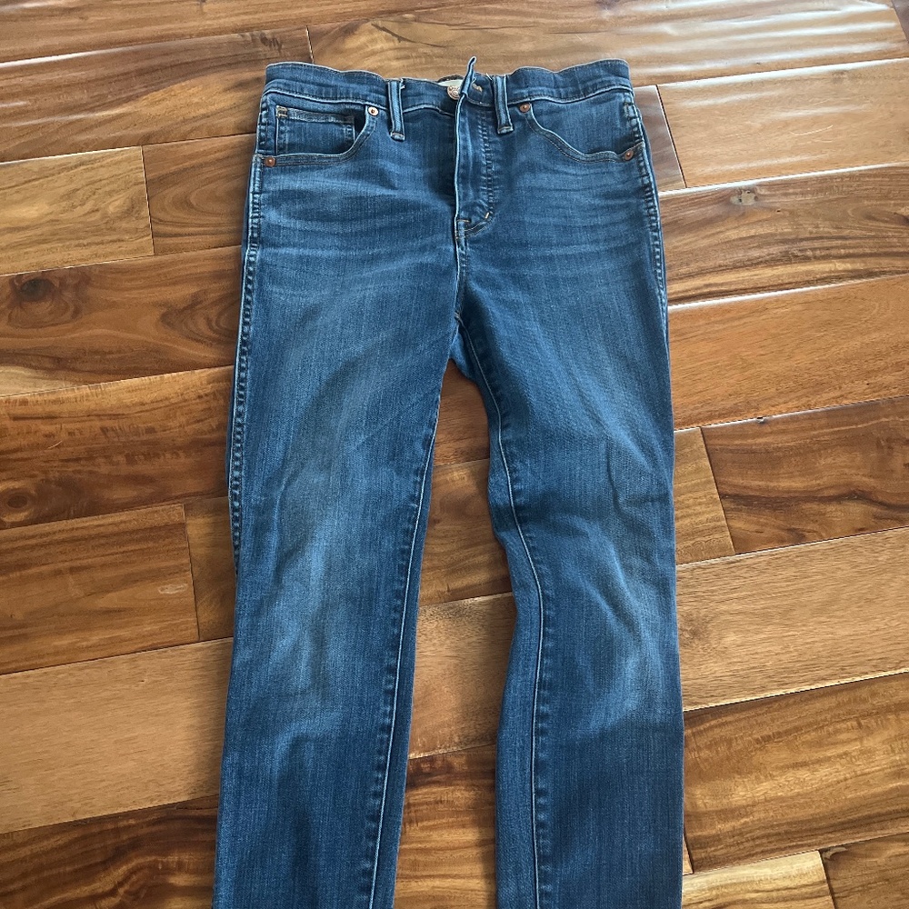 Madewell 10” high rise skinny